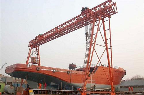 MU type shipbuilding crane
