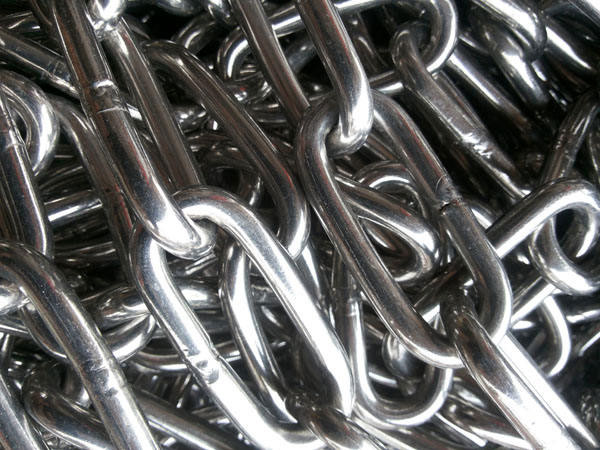 High-strength ring chain for mining