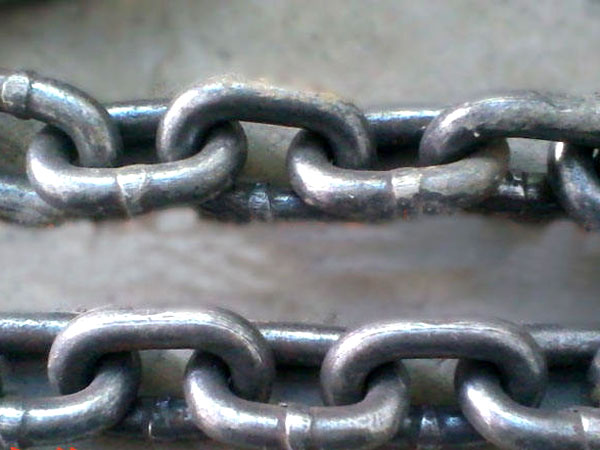 High-strength ring chain for mining